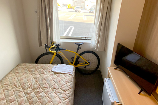 お部屋への自転車持ち込みイメージ