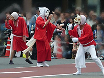 ひょっとこ踊り＜日向ひょっとこ夏祭り＞