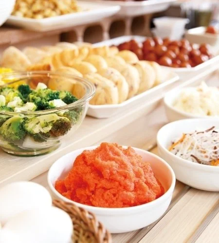 画像：朝食バイキング